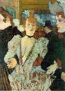 Henri de toulouse-lautrec La Goulue arriving at the Moulin Rouge Spain oil painting artist
